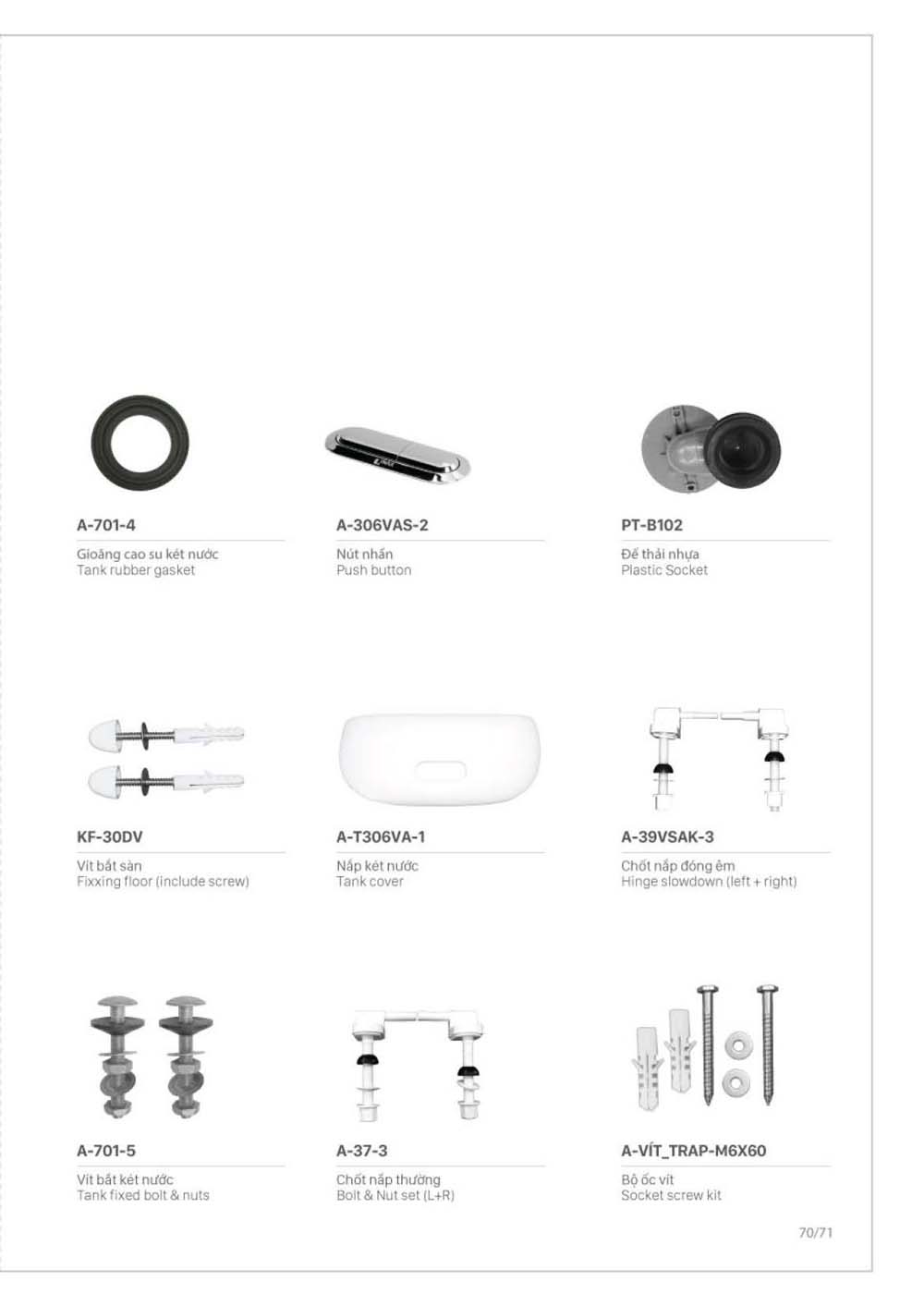 Catalogue Linh phu kien thay the INAX vuathietbi.com 71