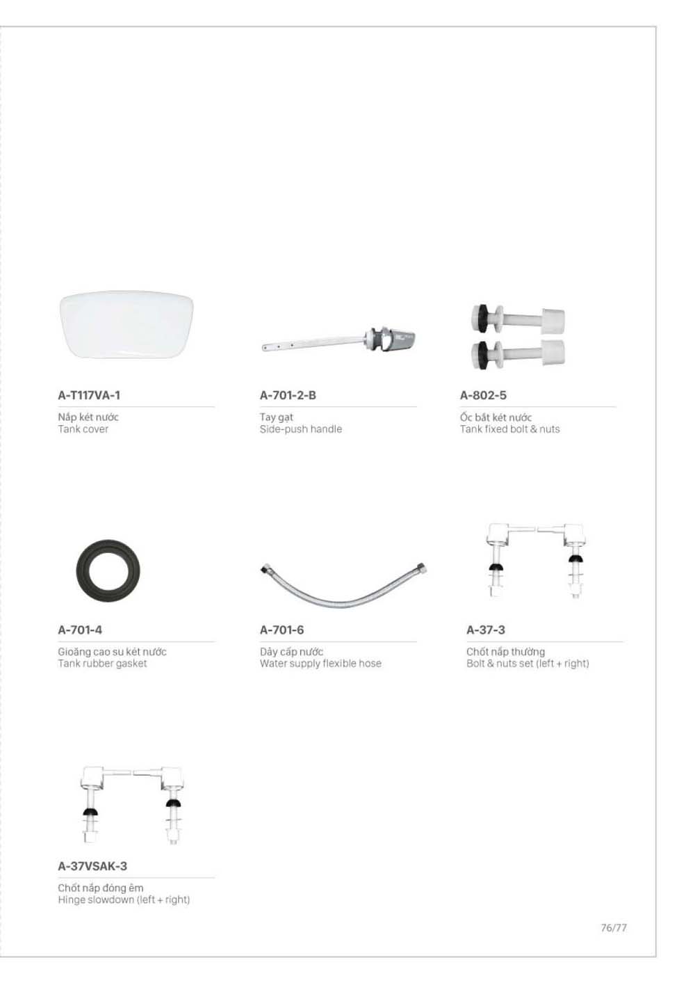 Catalogue Linh phu kien thay the INAX vuathietbi.com 77
