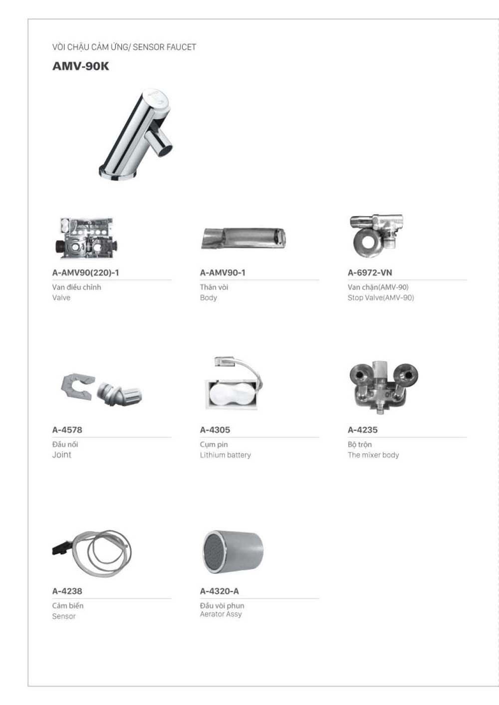 Catalogue Linh phu kien thay the INAX vuathietbi.com 90