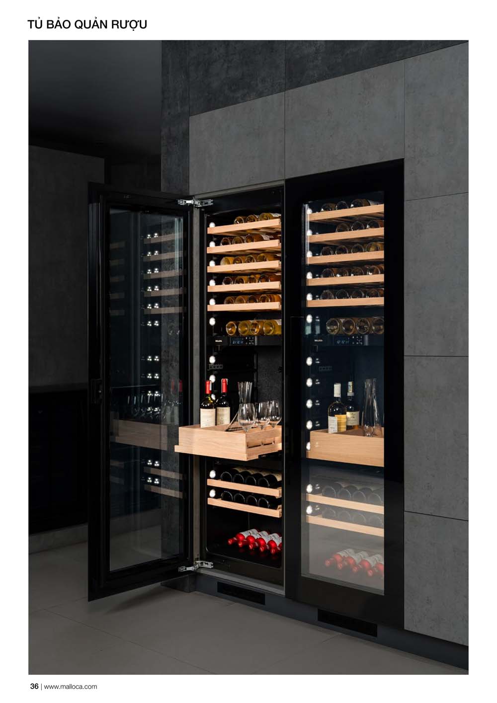 Catalogue MALLOCA 2024 Bang gia Thiet bi nha bep nhap khau vuathietbi.com 36