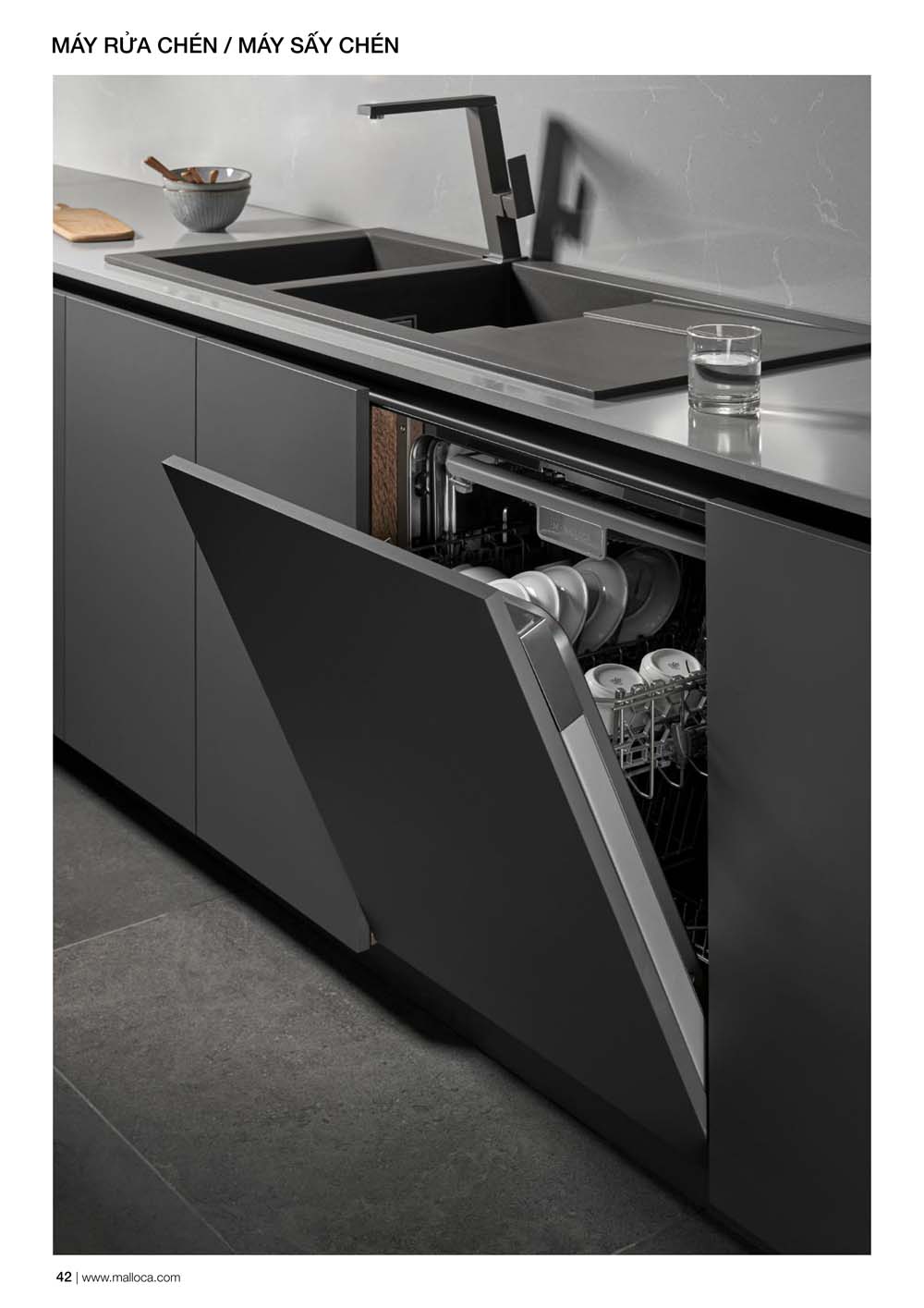 Catalogue MALLOCA 2024 Bang gia Thiet bi nha bep nhap khau vuathietbi.com 42