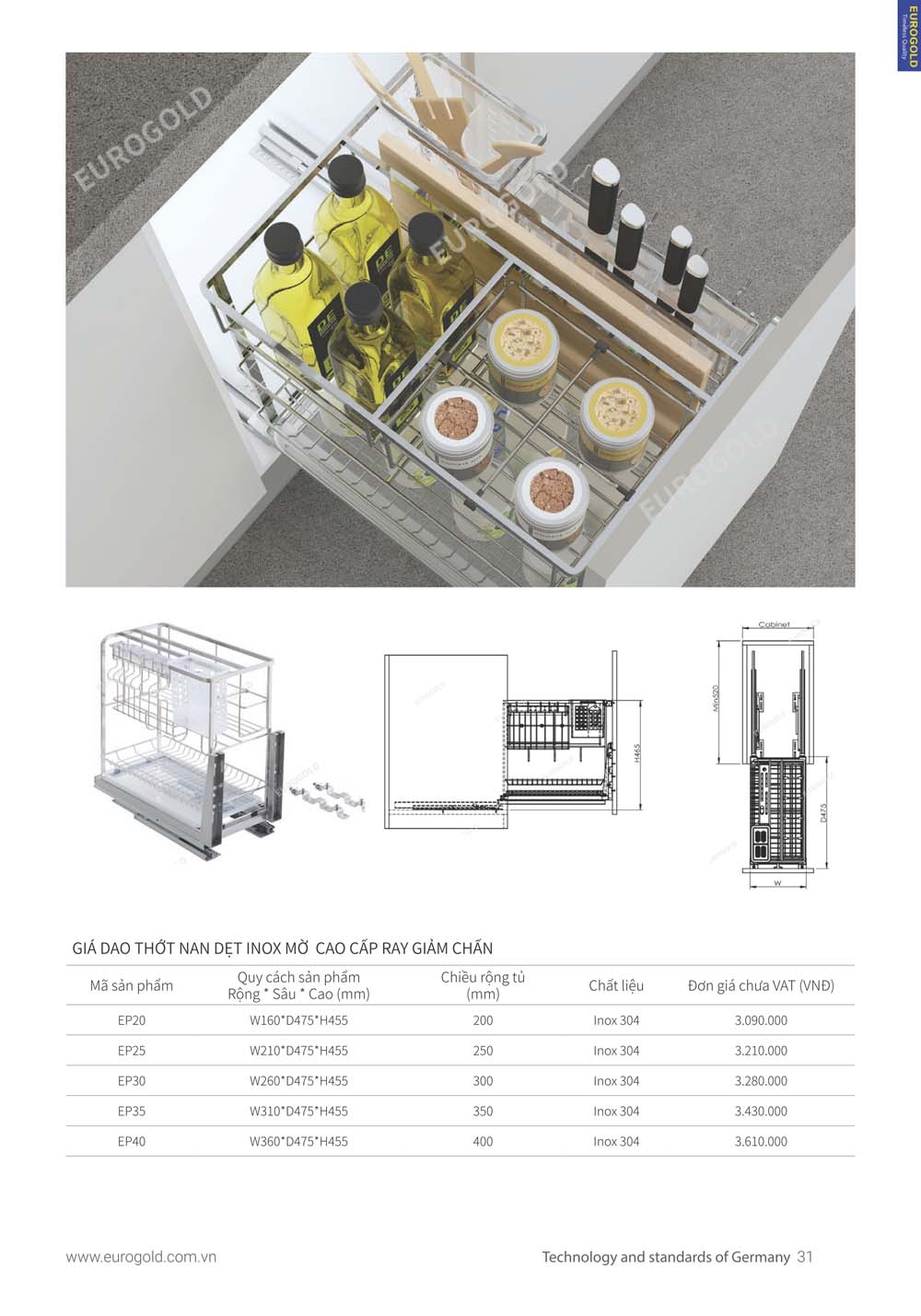 Catalogue Phu kien tu bep EUROGOLD 2024 vuathietbi.com 029