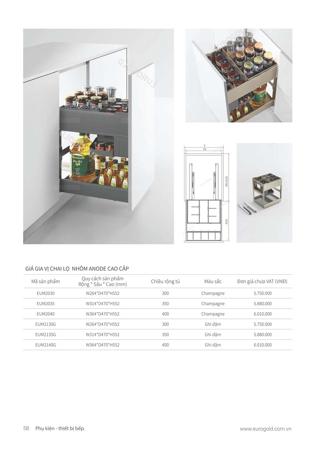 Catalogue Phu kien tu bep EUROGOLD 2024 vuathietbi.com 054