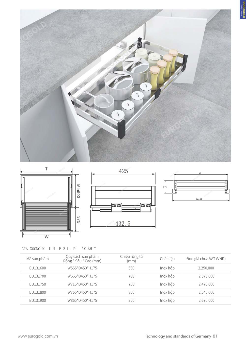 Catalogue Phu kien tu bep EUROGOLD 2024 vuathietbi.com 076