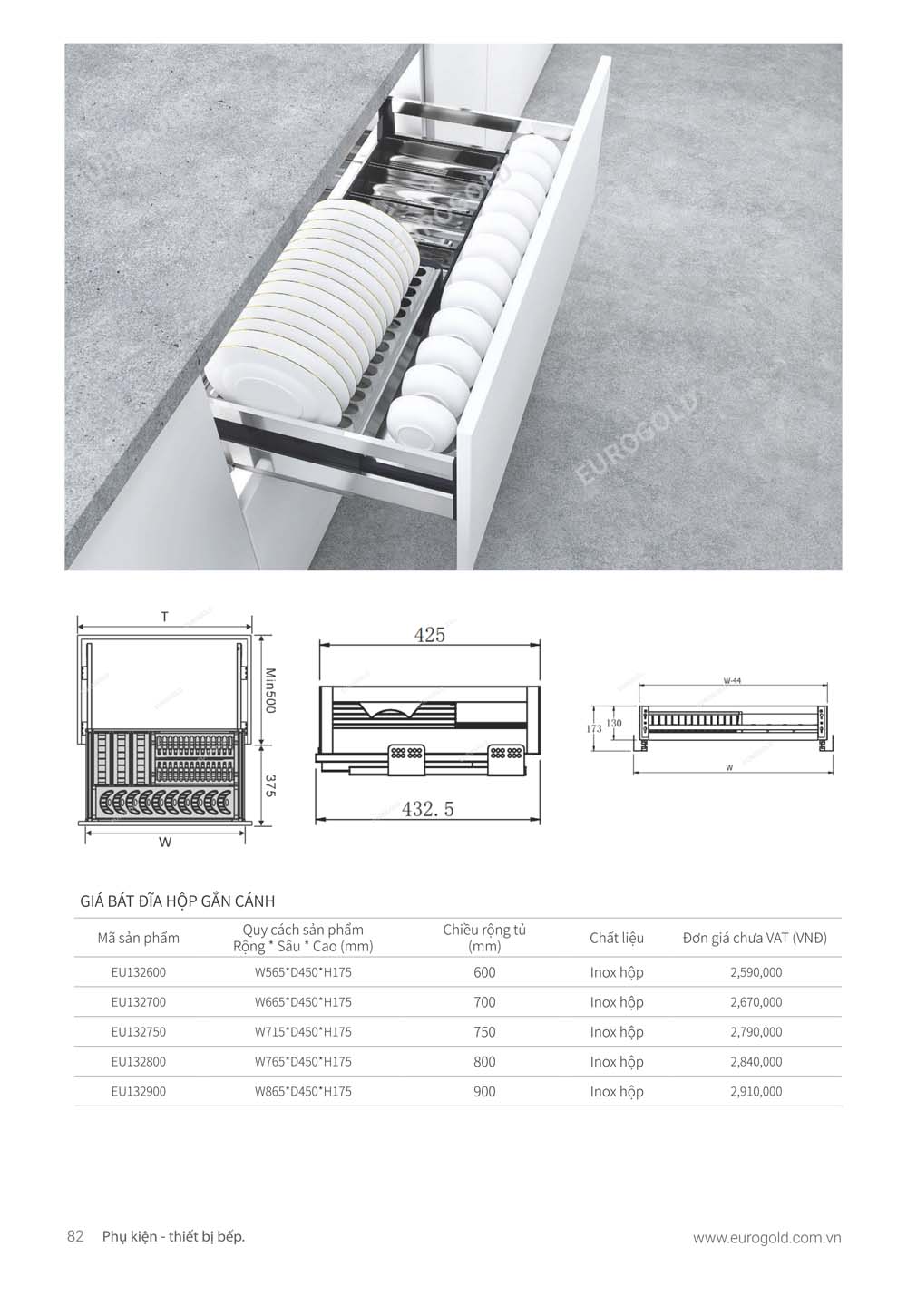Catalogue Phu kien tu bep EUROGOLD 2024 vuathietbi.com 077