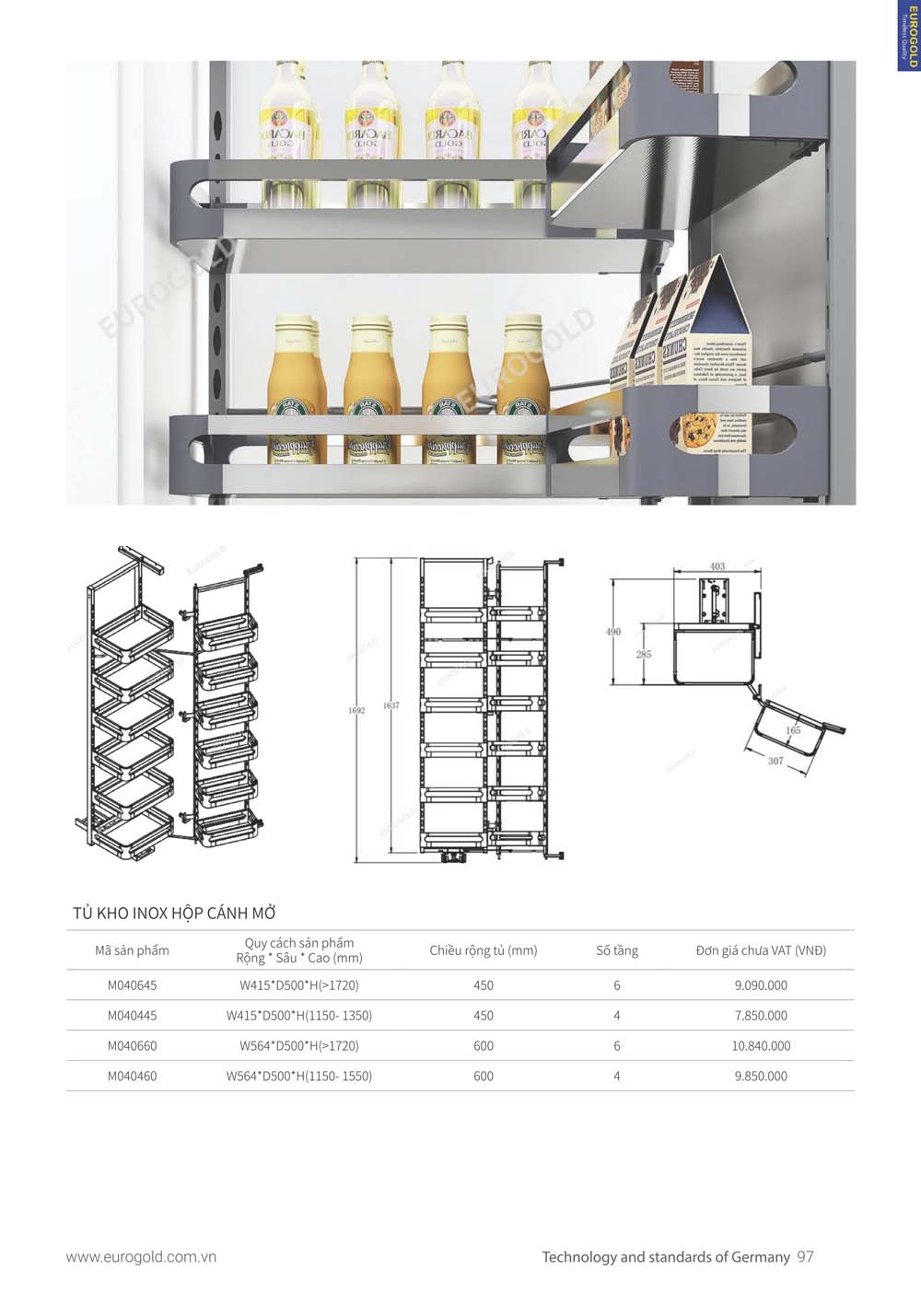 Catalogue Phu kien tu bep EUROGOLD 2024 vuathietbi.com 091