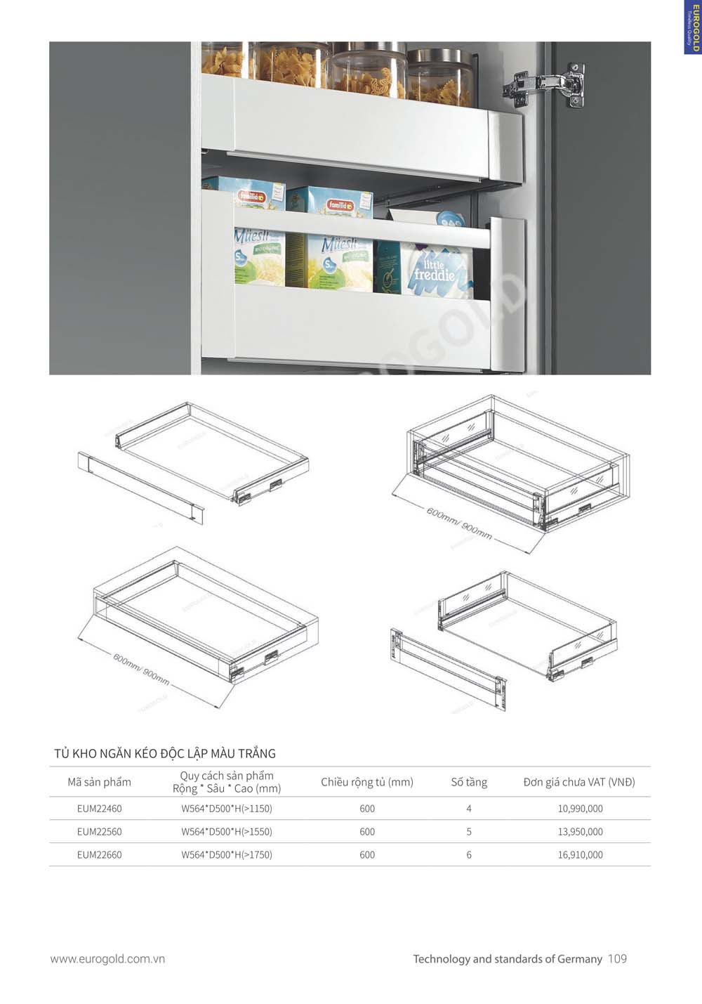 Catalogue Phu kien tu bep EUROGOLD 2024 vuathietbi.com 103