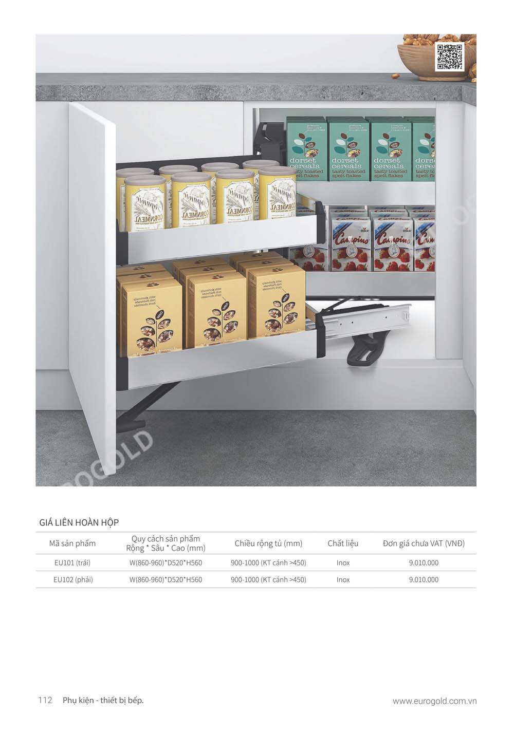 Catalogue Phu kien tu bep EUROGOLD 2024 vuathietbi.com 106