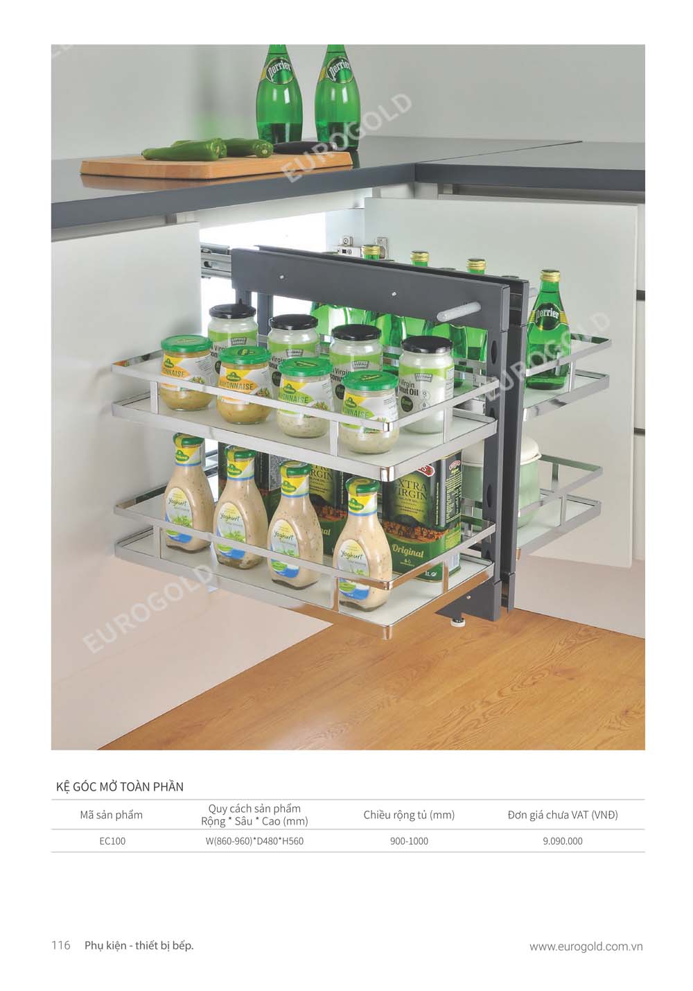 Catalogue Phu kien tu bep EUROGOLD 2024 vuathietbi.com 110