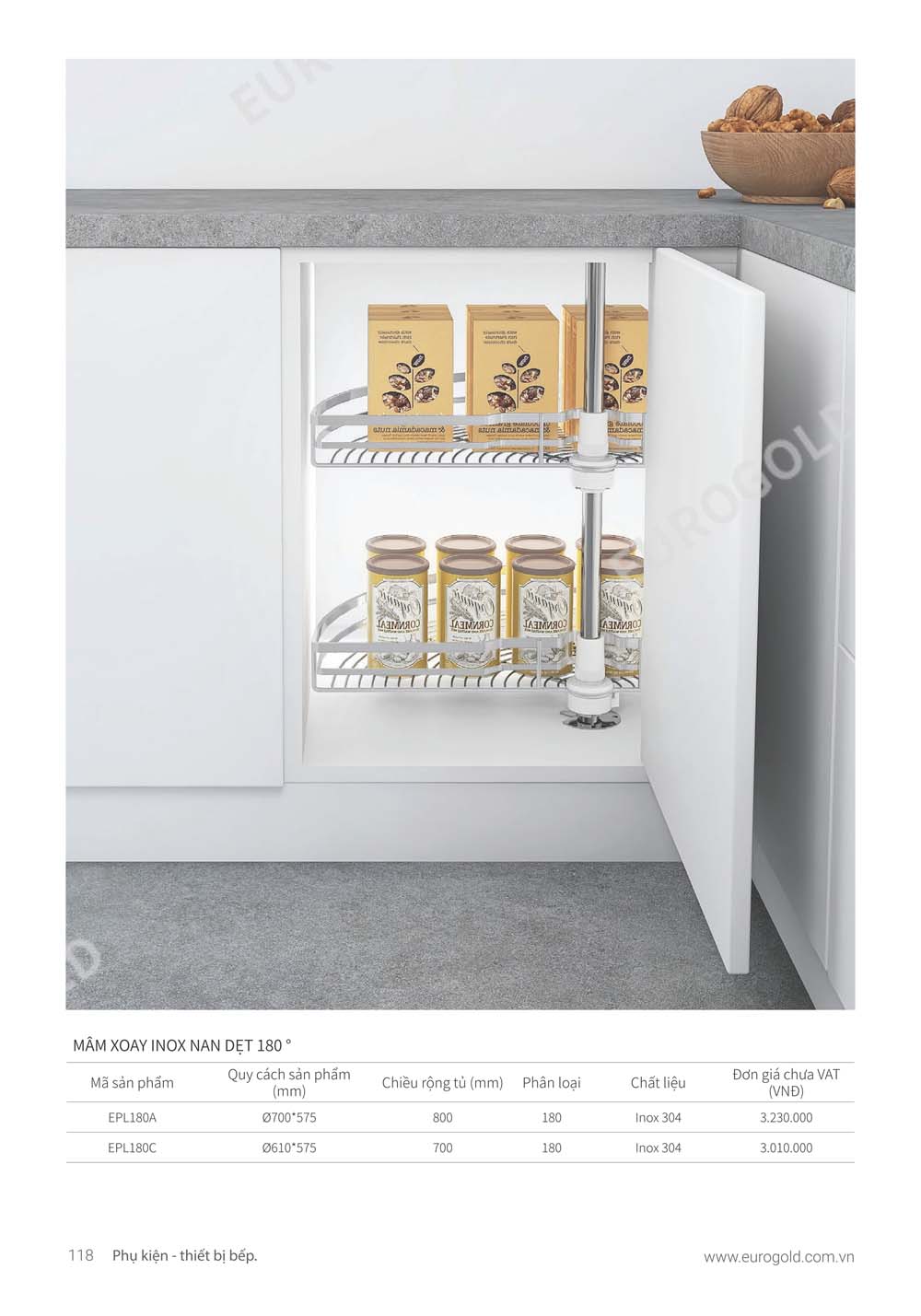 Catalogue Phu kien tu bep EUROGOLD 2024 vuathietbi.com 112