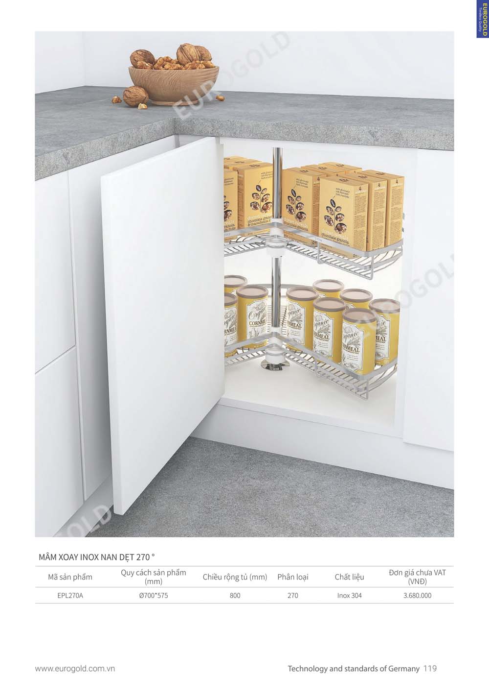 Catalogue Phu kien tu bep EUROGOLD 2024 vuathietbi.com 113