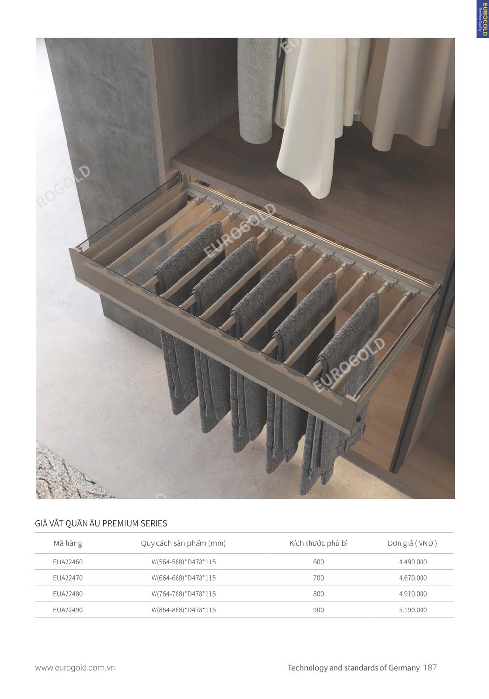 Catalogue Phu kien tu bep EUROGOLD 2024 vuathietbi.com 181