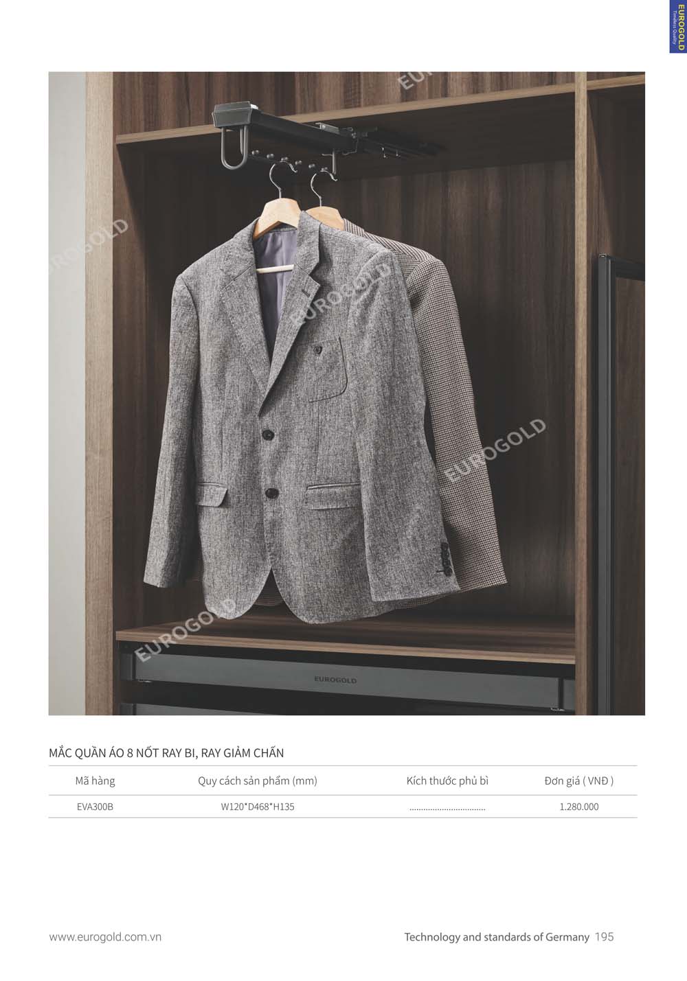 Catalogue Phu kien tu bep EUROGOLD 2024 vuathietbi.com 189