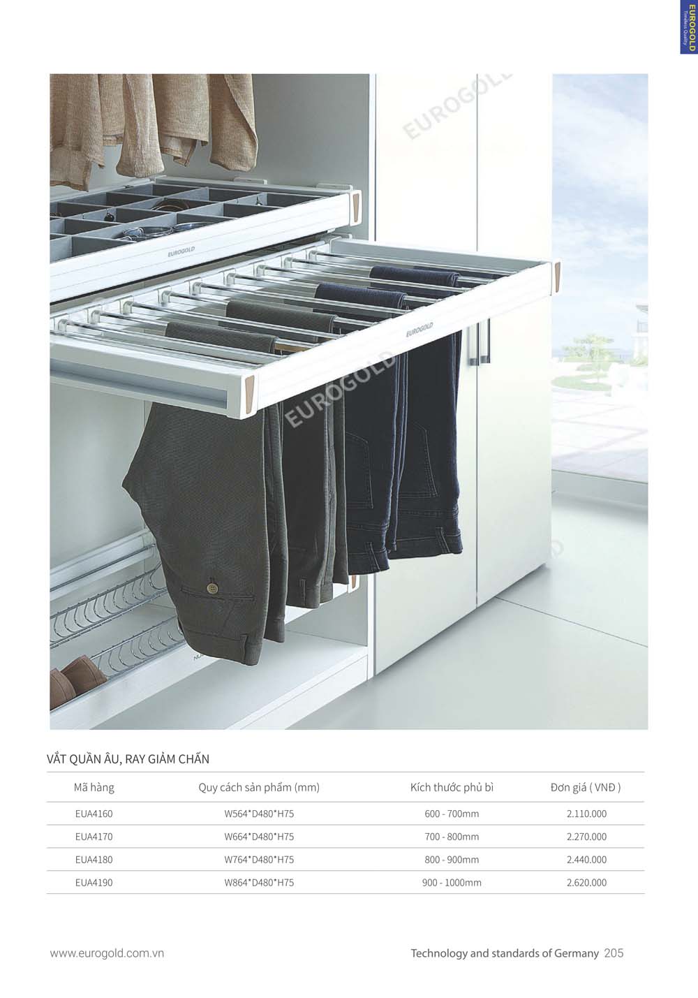 Catalogue Phu kien tu bep EUROGOLD 2024 vuathietbi.com 199