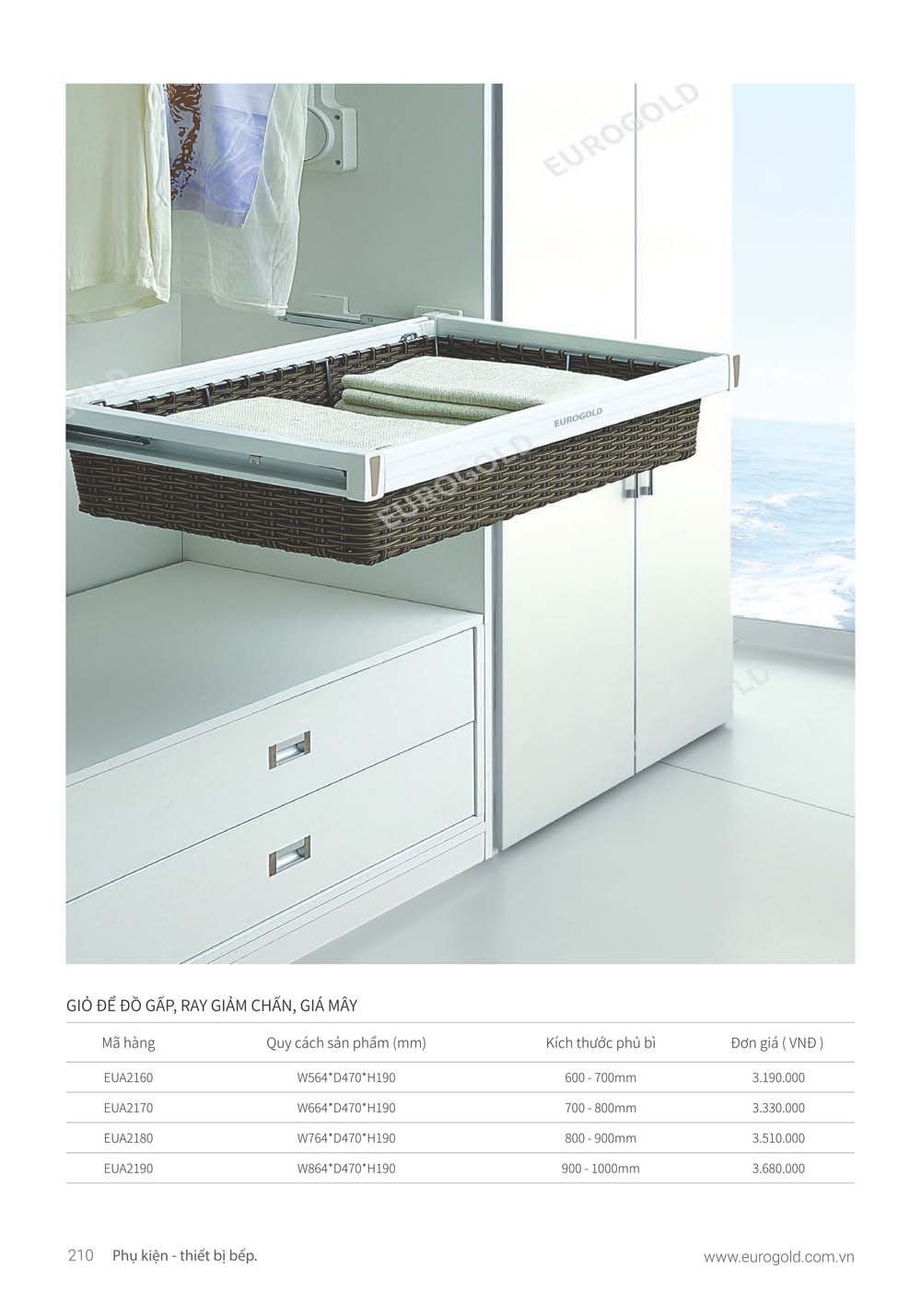 Catalogue Phu kien tu bep EUROGOLD 2024 vuathietbi.com 204