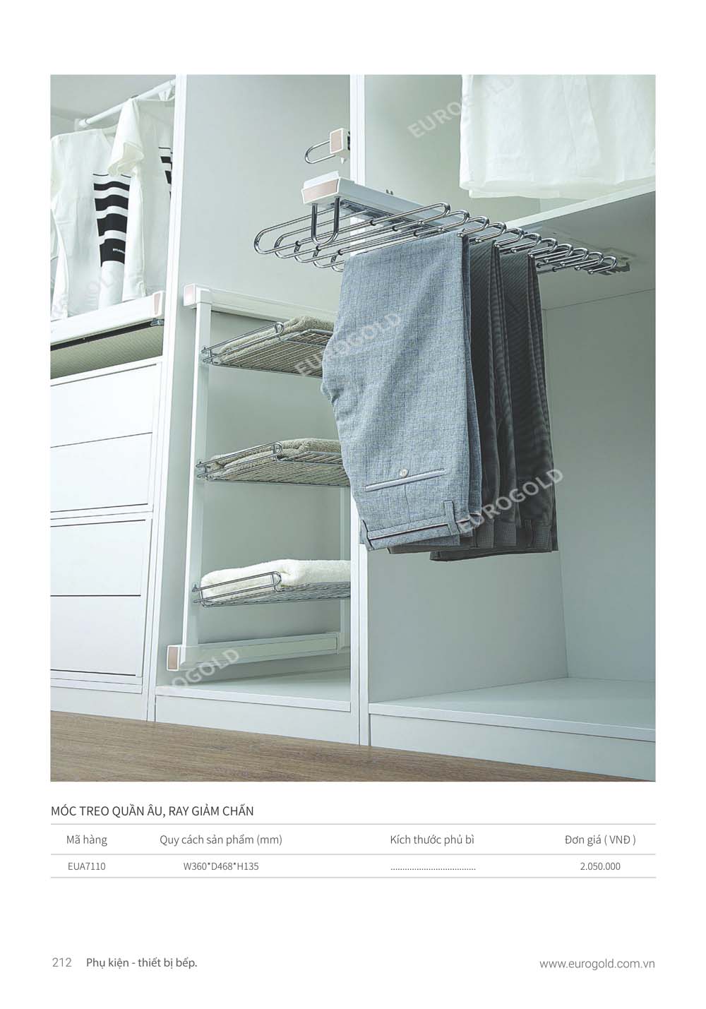 Catalogue Phu kien tu bep EUROGOLD 2024 vuathietbi.com 206