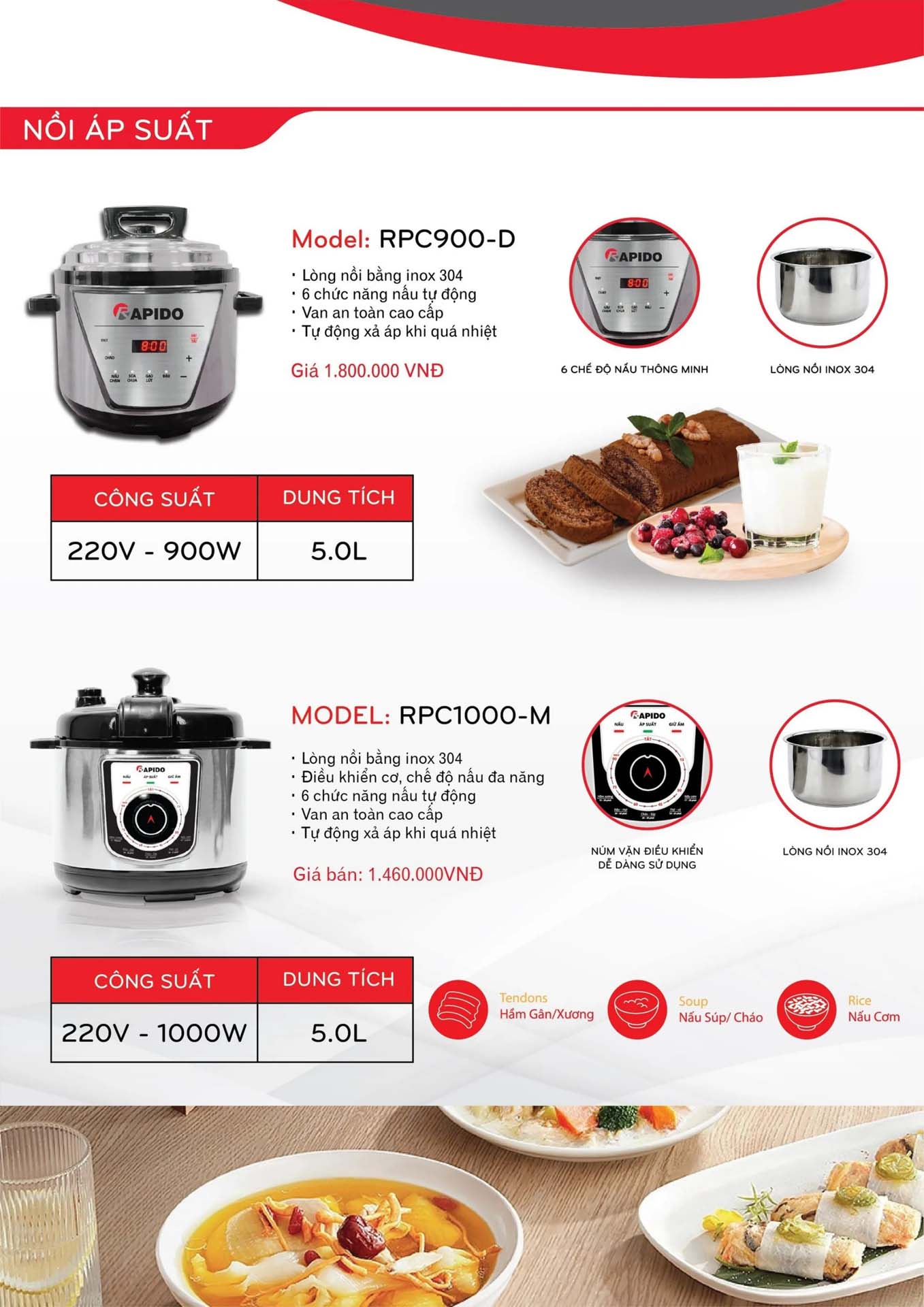 Catalogue RAPIDO 2024 Bang gia thiet bi nha bep 10