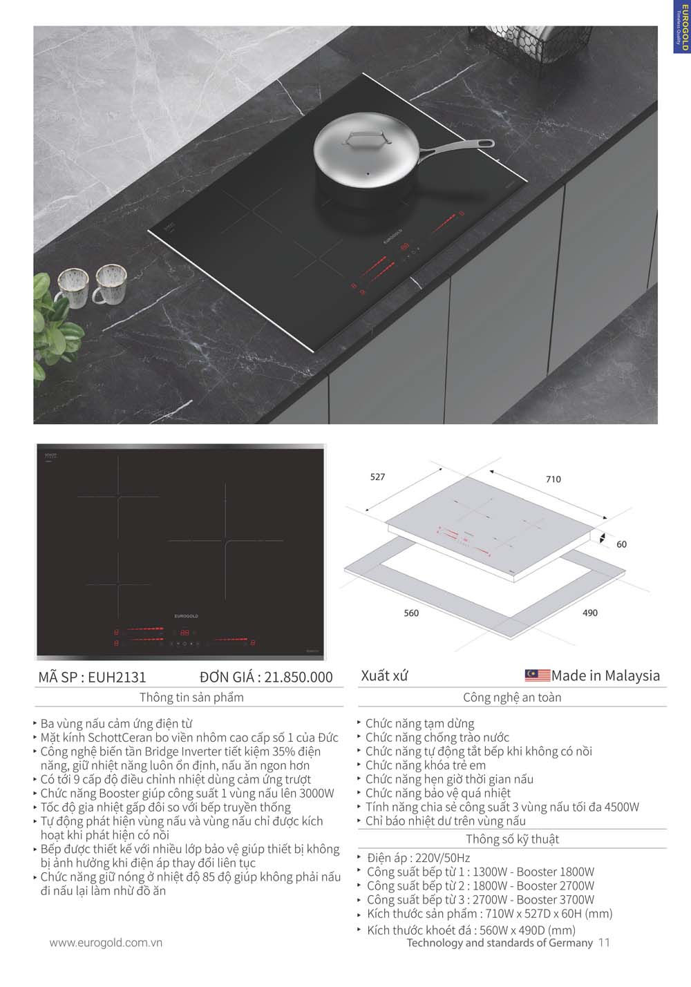 Catalogue Thiet bi nha bep EUROGOLD 2024 vuathietbi.com 010