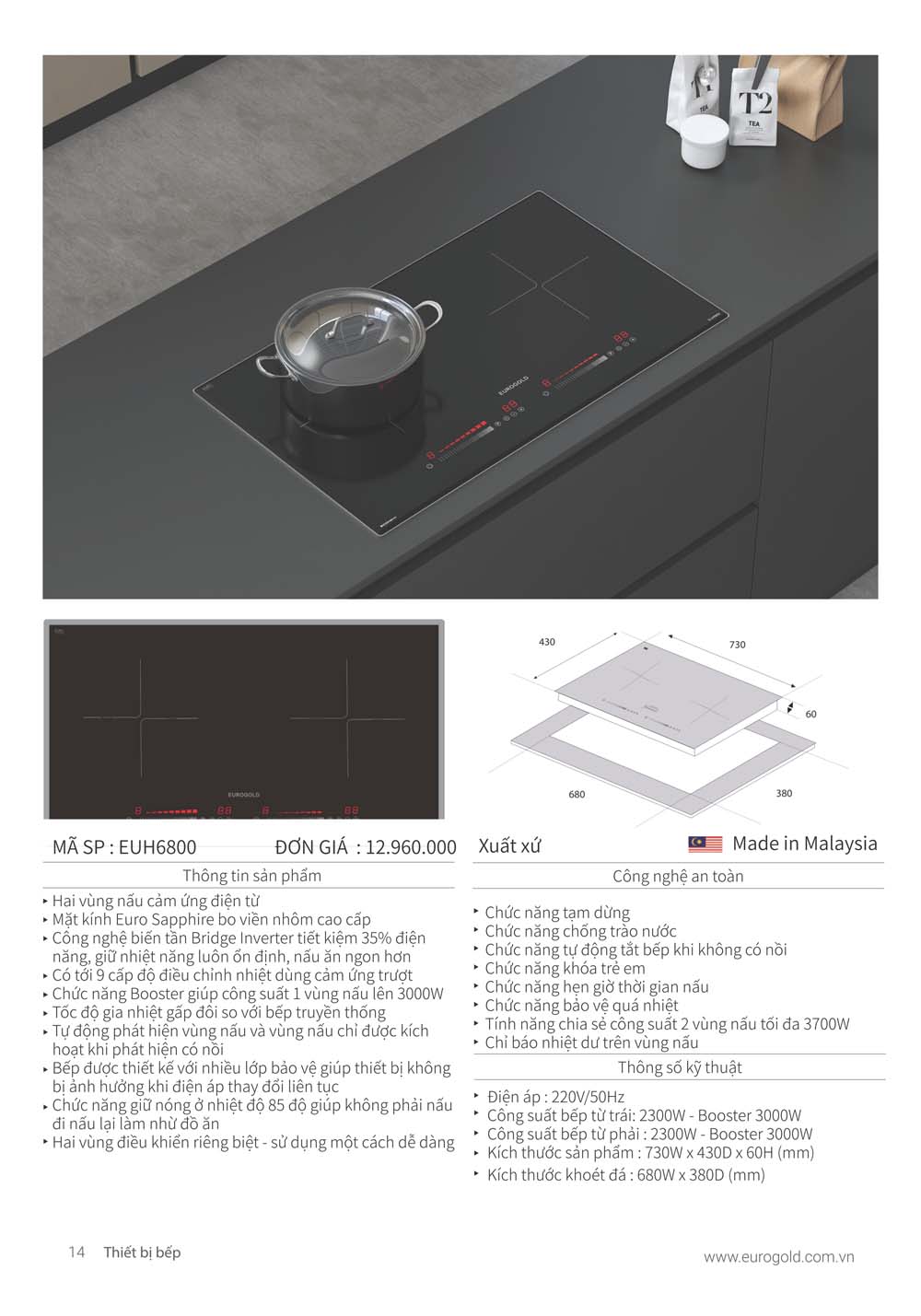 Catalogue Thiet bi nha bep EUROGOLD 2024 vuathietbi.com 013