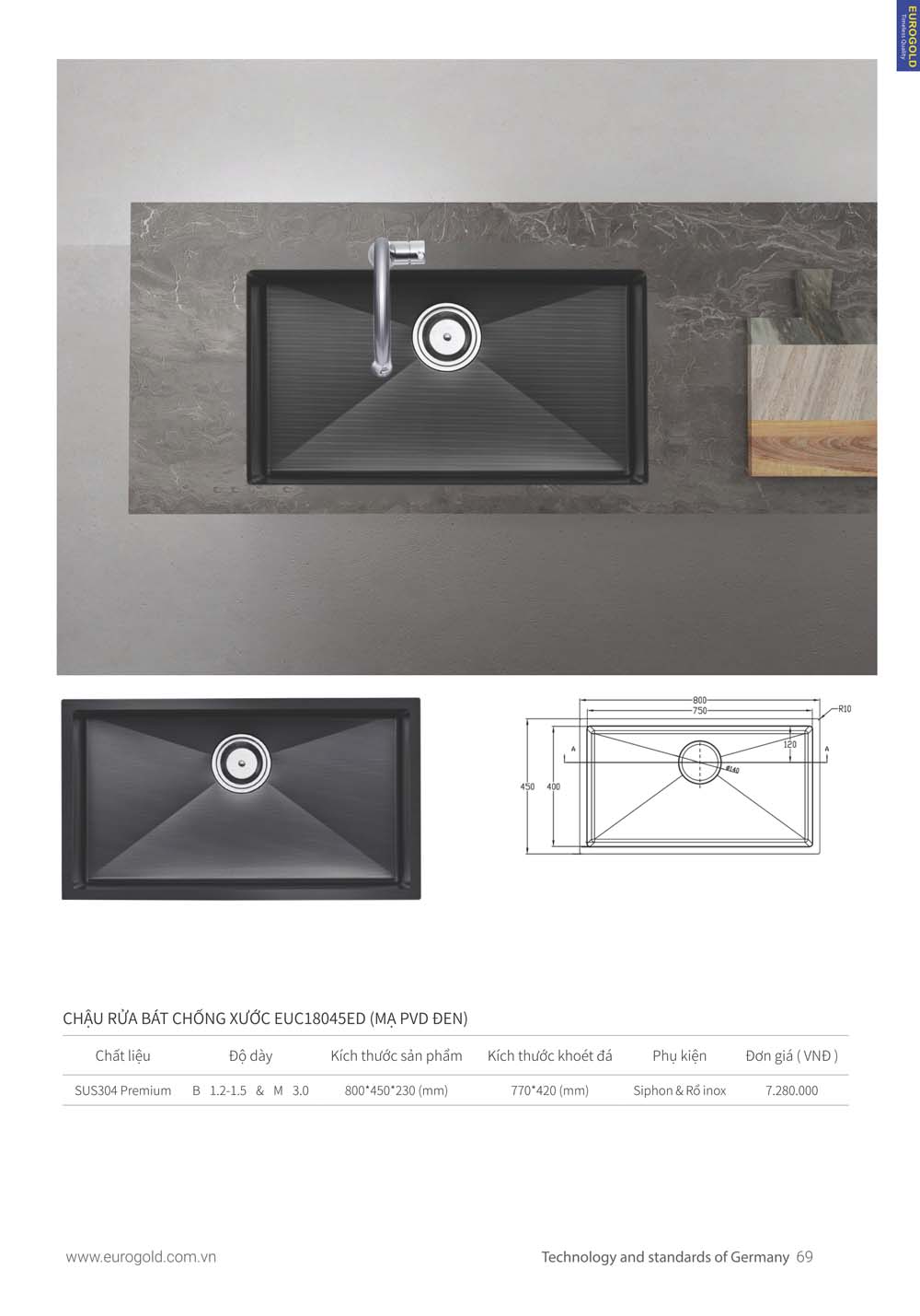 Catalogue Thiet bi nha bep EUROGOLD 2024 vuathietbi.com 061