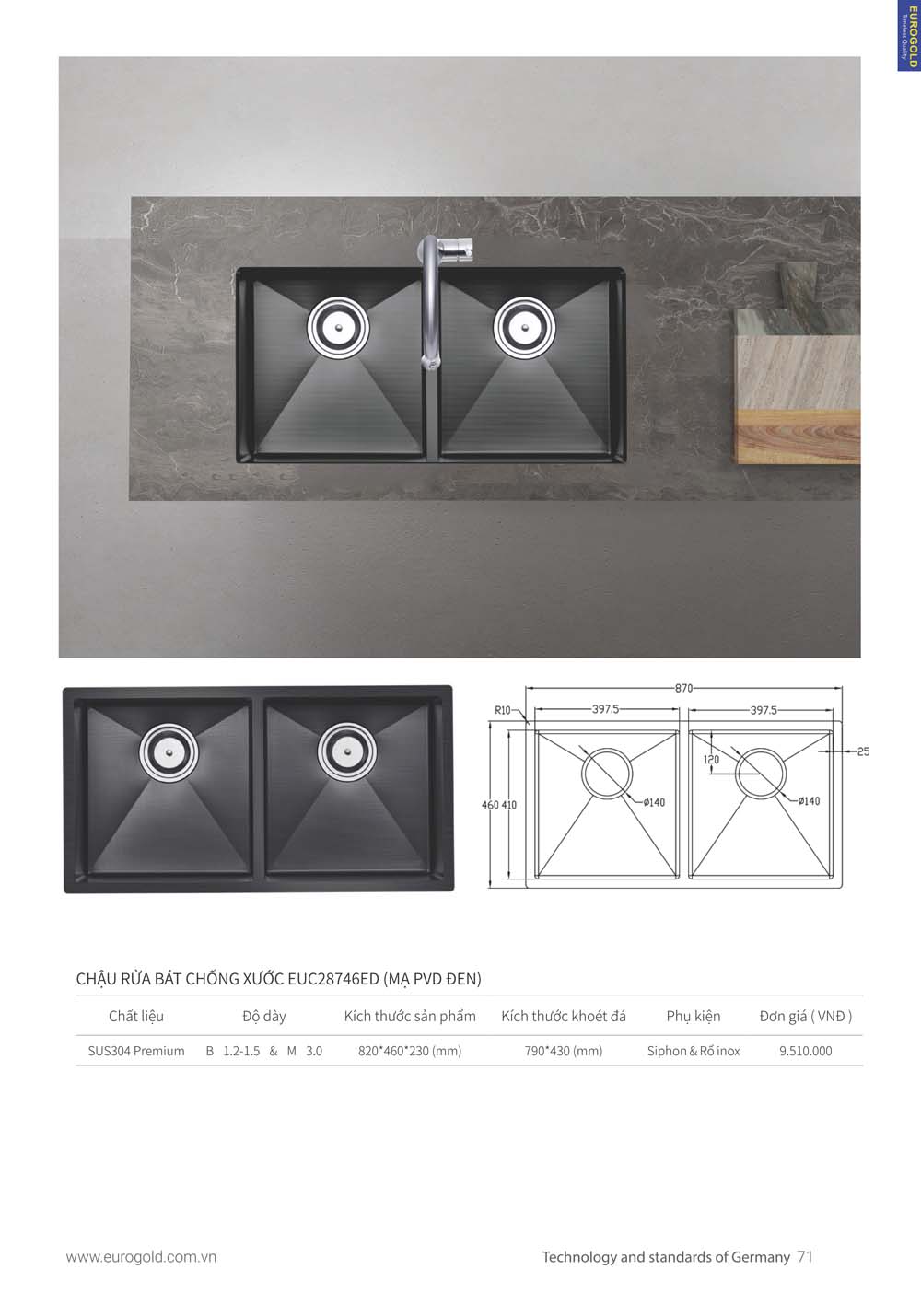 Catalogue Thiet bi nha bep EUROGOLD 2024 vuathietbi.com 063