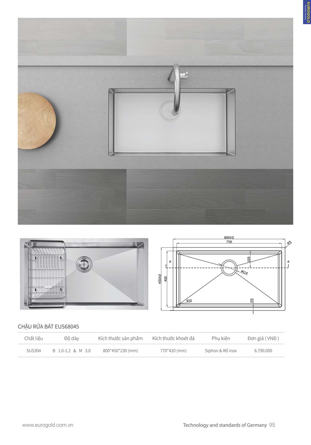 Catalogue Thiet bi nha bep EUROGOLD 2024 vuathietbi.com 087