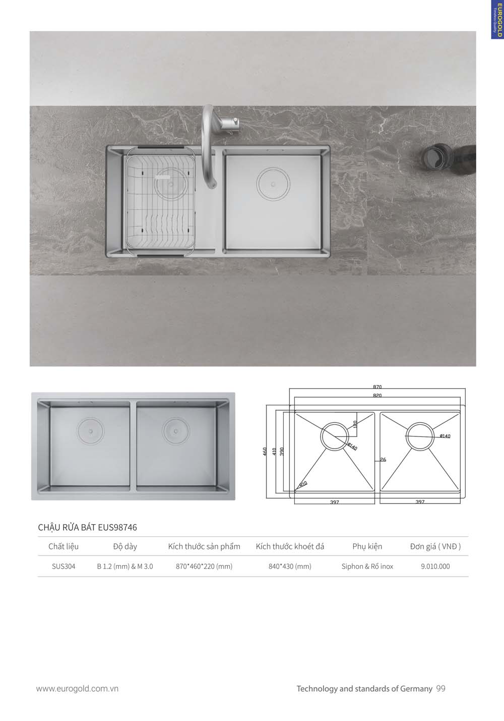 Catalogue Thiet bi nha bep EUROGOLD 2024 vuathietbi.com 091