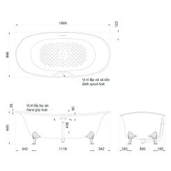 Bản-vẽ-kĩ-thuật-Bồn-tắm-TOTO-PPY1806PWNE#P-lập-thể-đá-ngọc-trai-1.8M