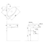 Bản-vẽ-kĩ-thuật-chậu-lavabo-TOTO-LW815CJW-F-treo-tường