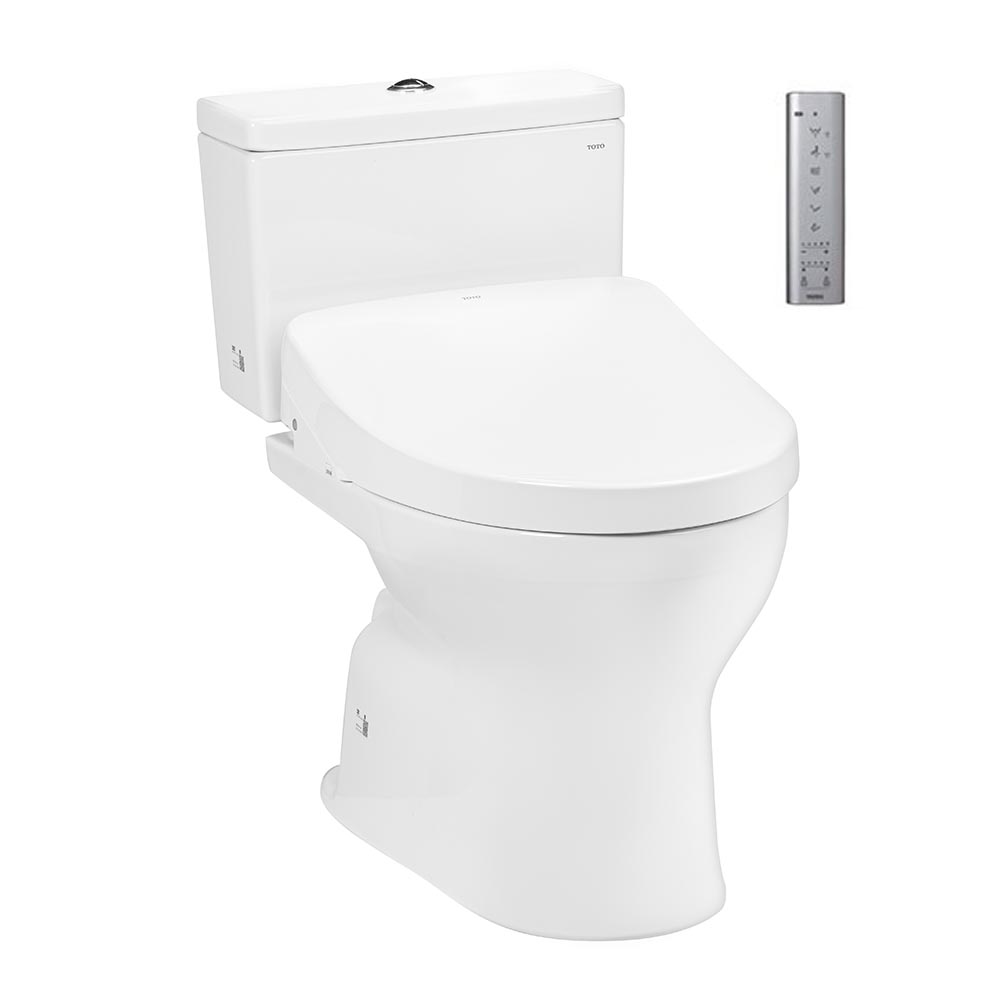 Bon cau thong minh TOTO CS302DW11W nap rua dien tu TCF4911Z