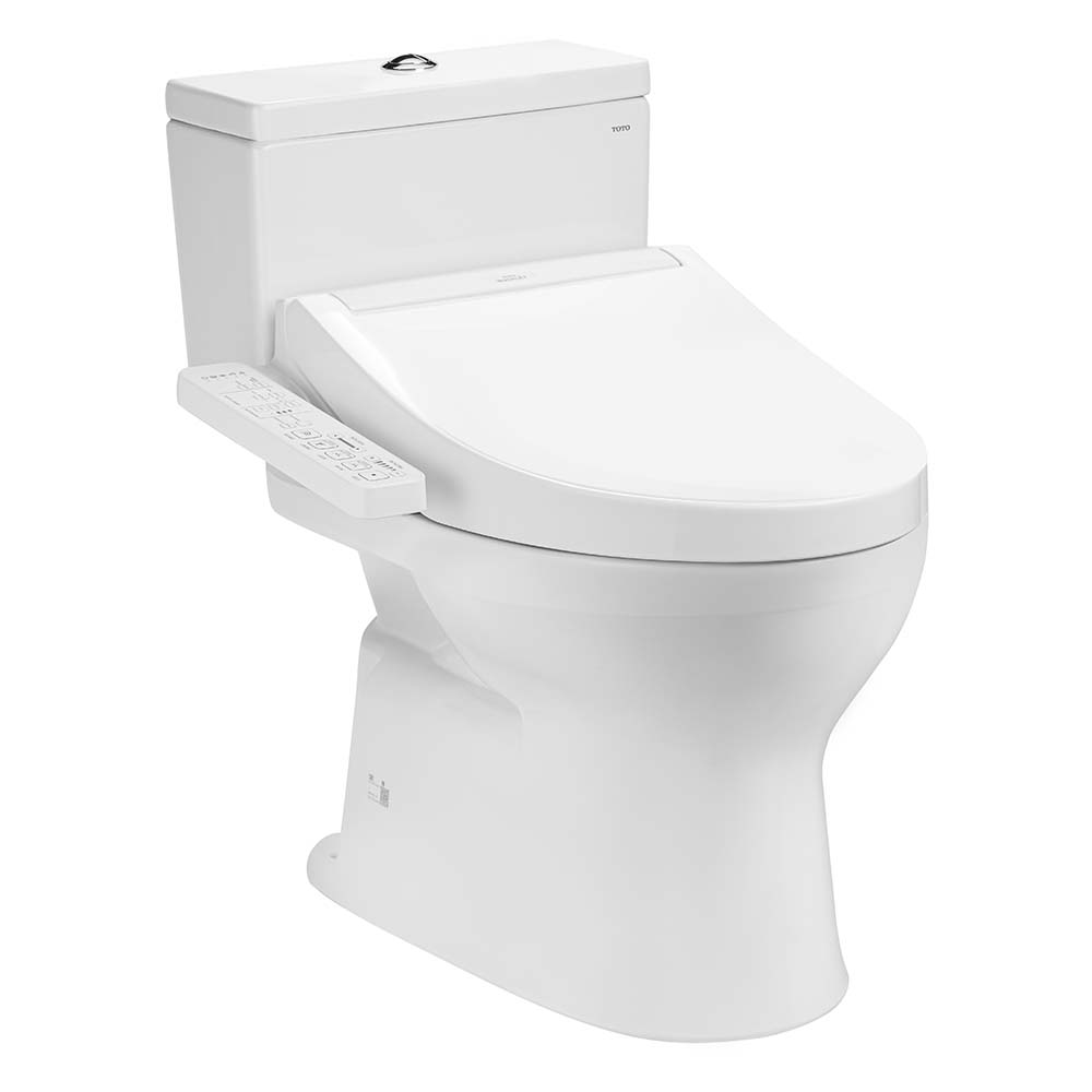 Bon cau thong minh TOTO CS302DW16W nap rua dien tu TCF23410AAA