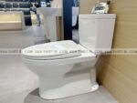 CS302DT10#W - Hình ảnh thực tế Bồn cầu 2 khối TOTO nắp êm - vuathietbi.com