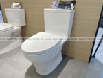 CS326DT10#XW - ảnh thực tế Bồn cầu 2 khối TOTO nắp êm TC395VS - vuathietbi.com