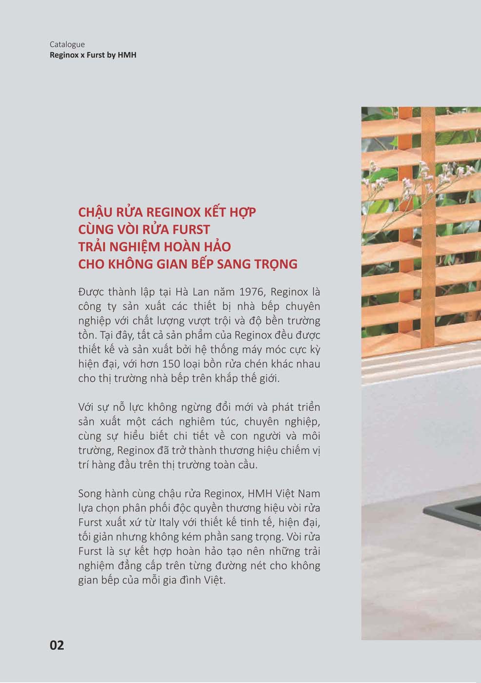 Catalogue REGINOX 2023 Bang gia Thiet bi bep nhap khau 2