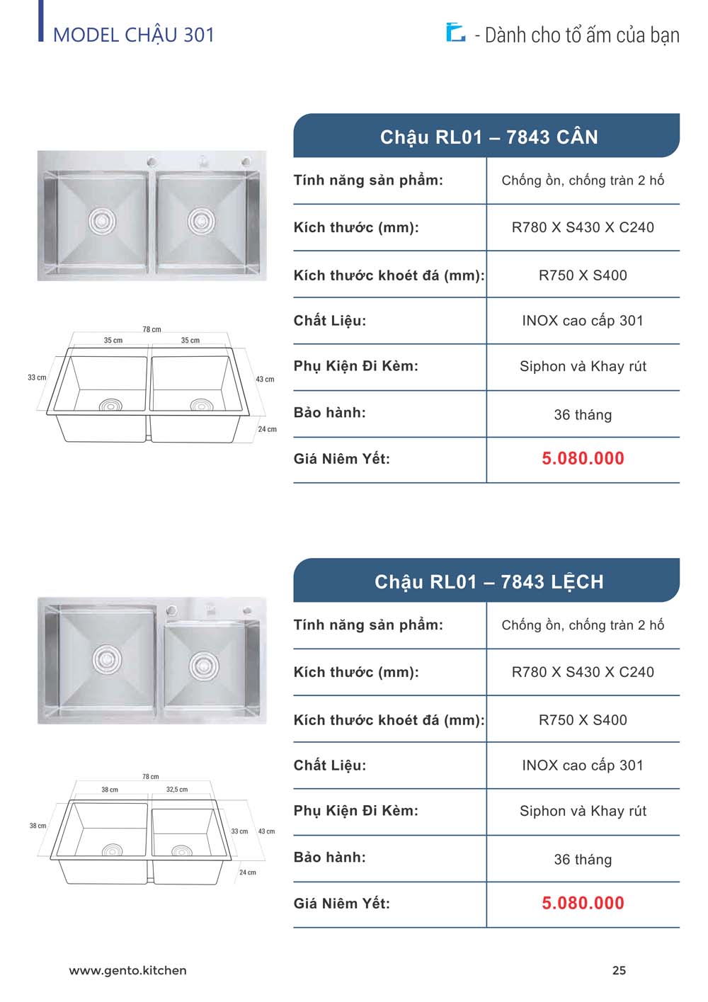 Catalogue ROSLERER 2024 Thiet bi nha bep 14