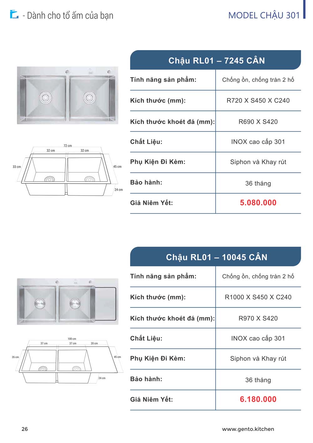 Catalogue ROSLERER 2024 Thiet bi nha bep 15