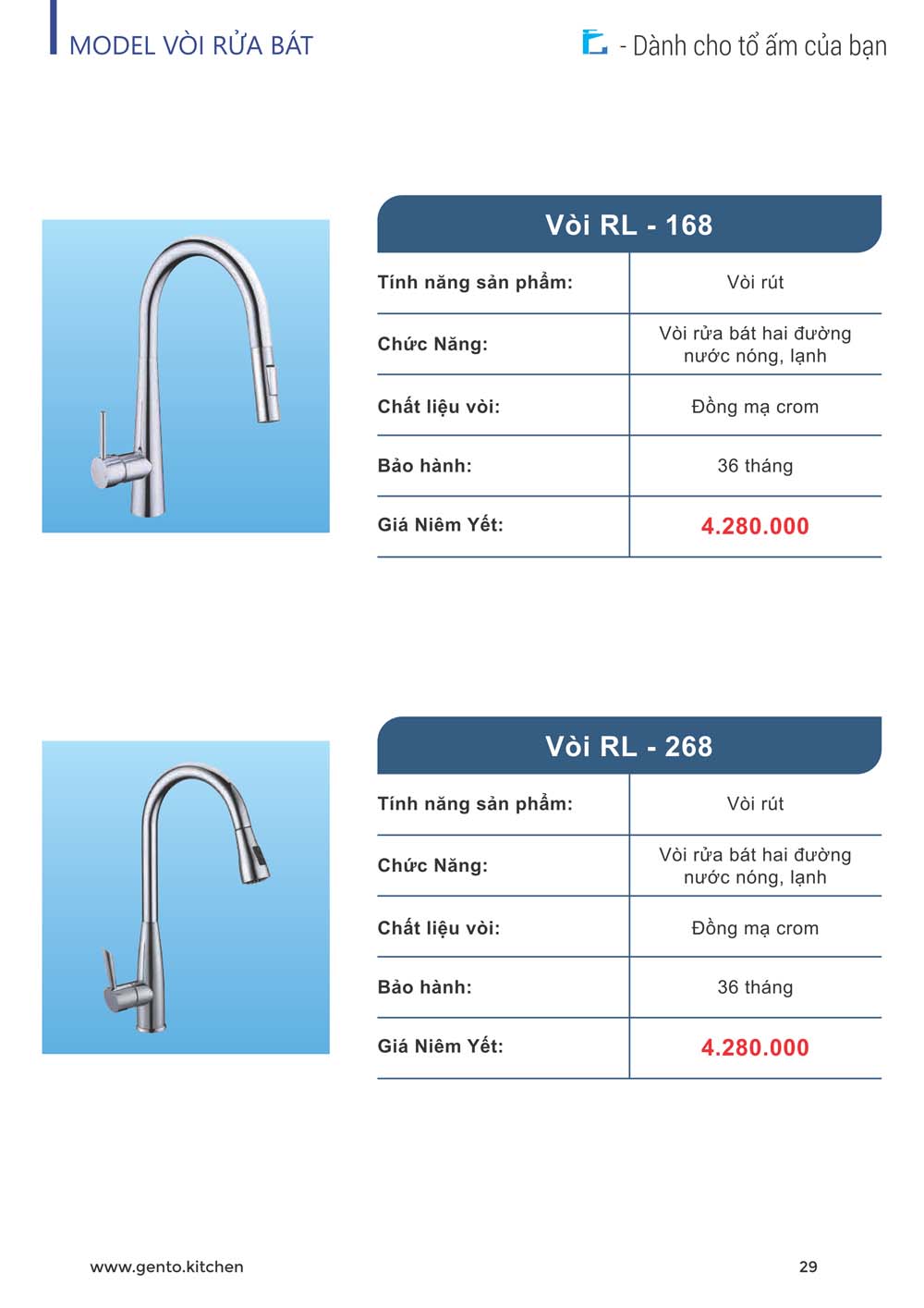 Catalogue ROSLERER 2024 Thiet bi nha bep 18