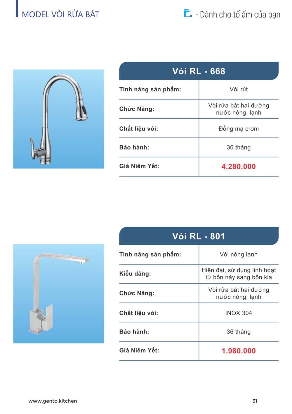 Catalogue ROSLERER 2024 Thiet bi nha bep 20