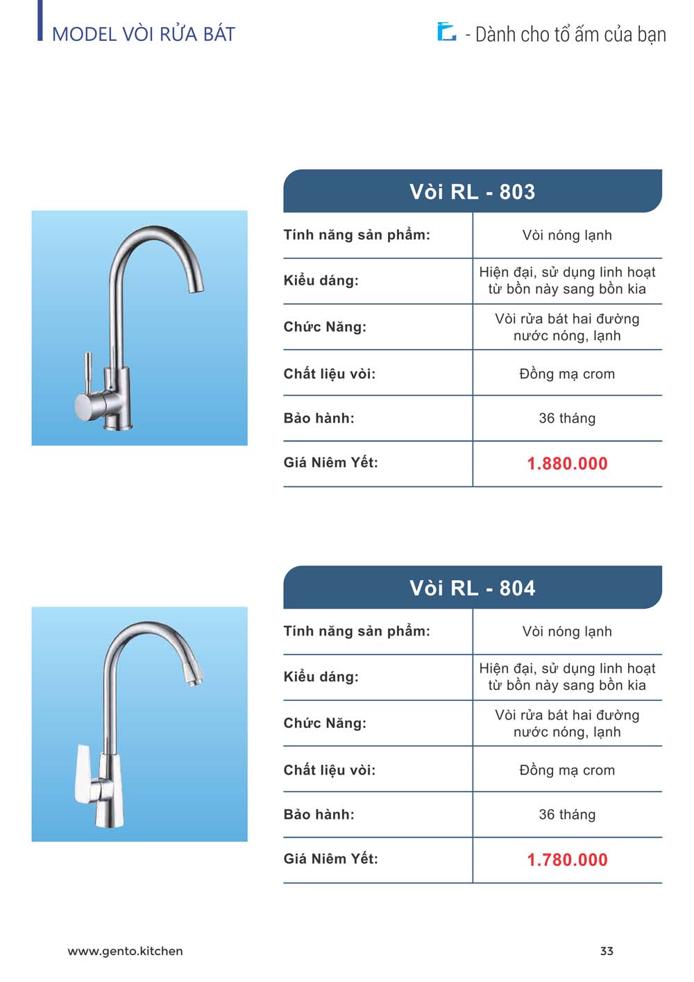 Catalogue ROSLERER 2024 Thiet bi nha bep 22