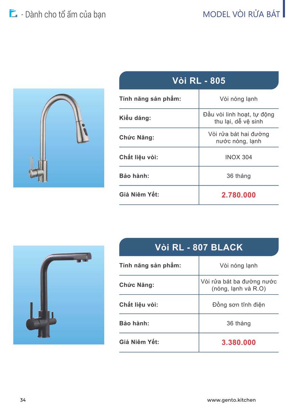 Catalogue ROSLERER 2024 Thiet bi nha bep 23