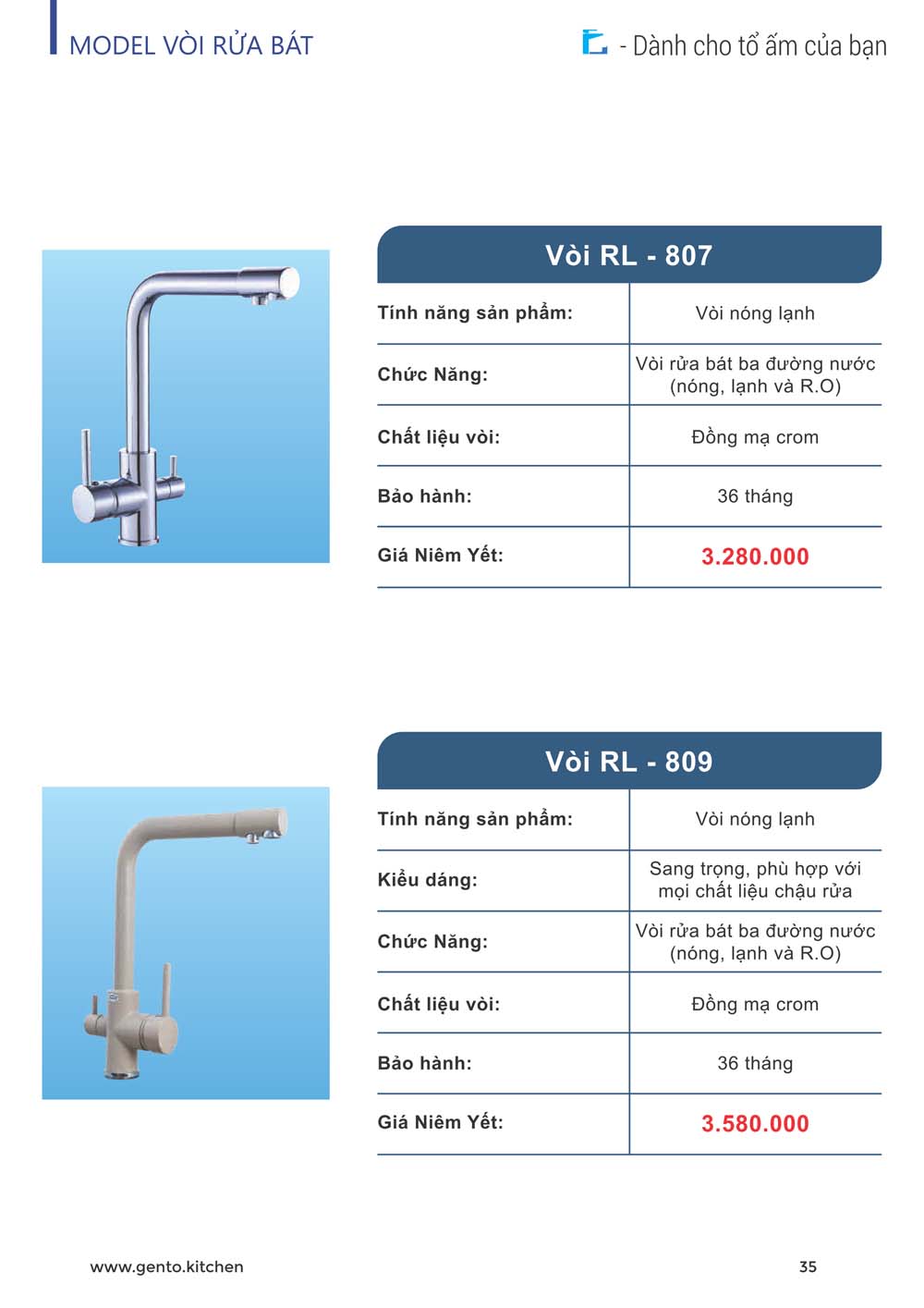 Catalogue ROSLERER 2024 Thiet bi nha bep 24