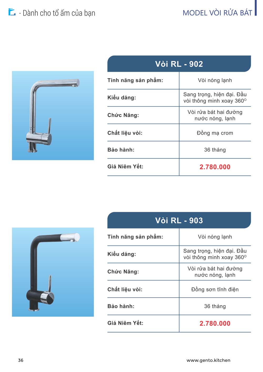 Catalogue ROSLERER 2024 Thiet bi nha bep 25