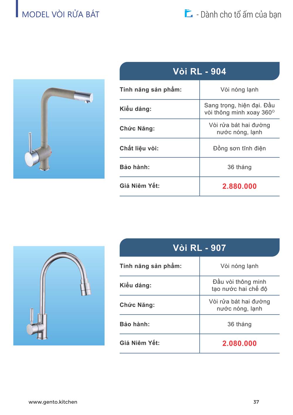 Catalogue ROSLERER 2024 Thiet bi nha bep 26