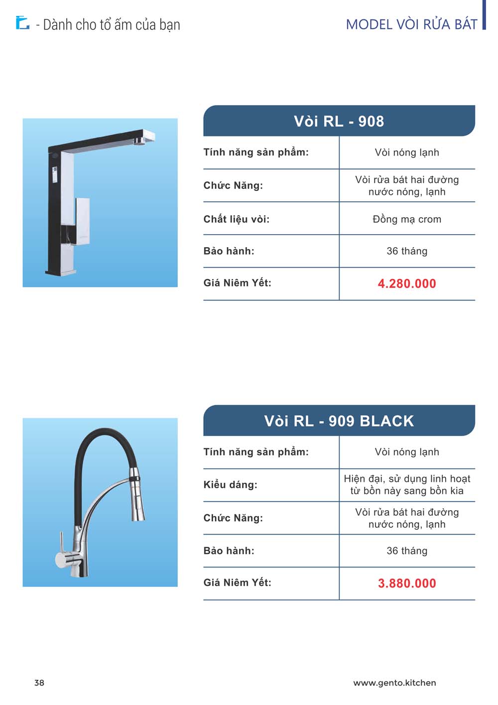 Catalogue ROSLERER 2024 Thiet bi nha bep 27
