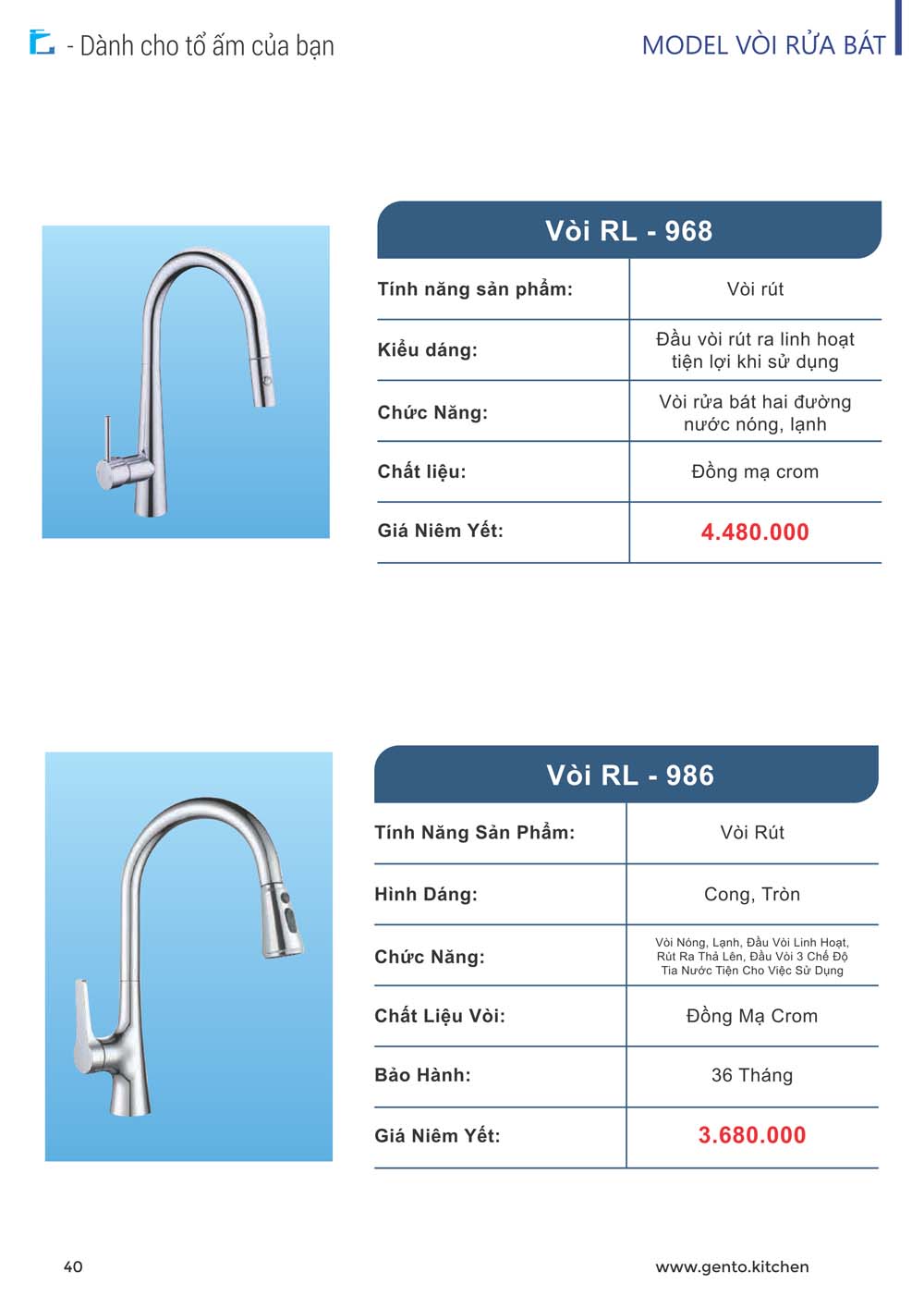 Catalogue ROSLERER 2024 Thiet bi nha bep 29