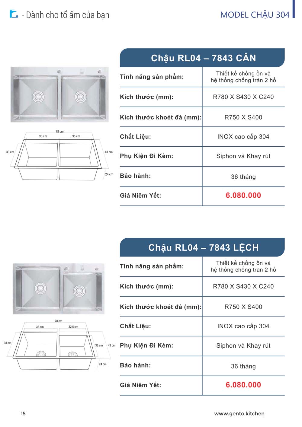 Catalogue ROSLERER 2024 Thiet bi nha bep 4