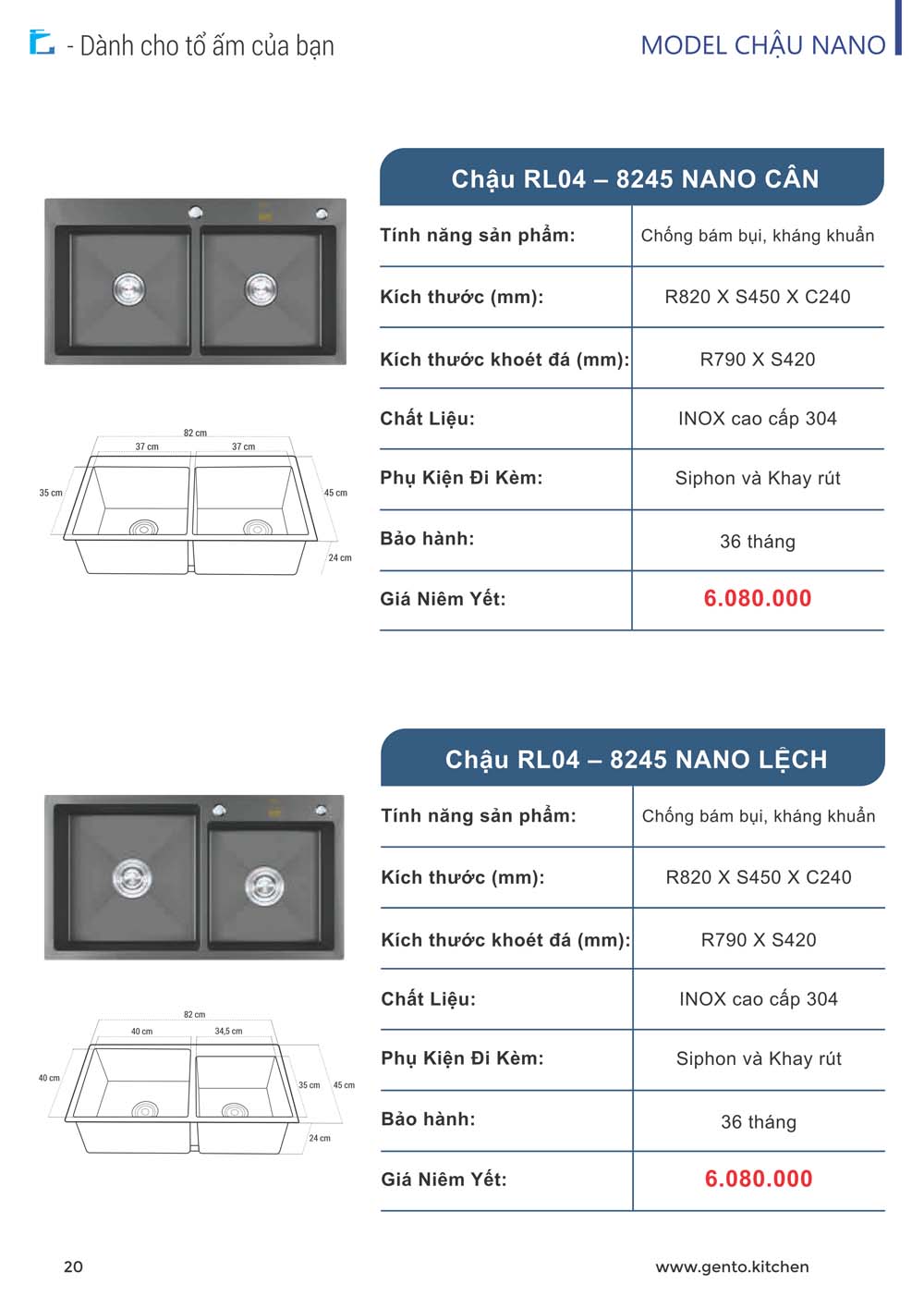 Catalogue ROSLERER 2024 Thiet bi nha bep 9