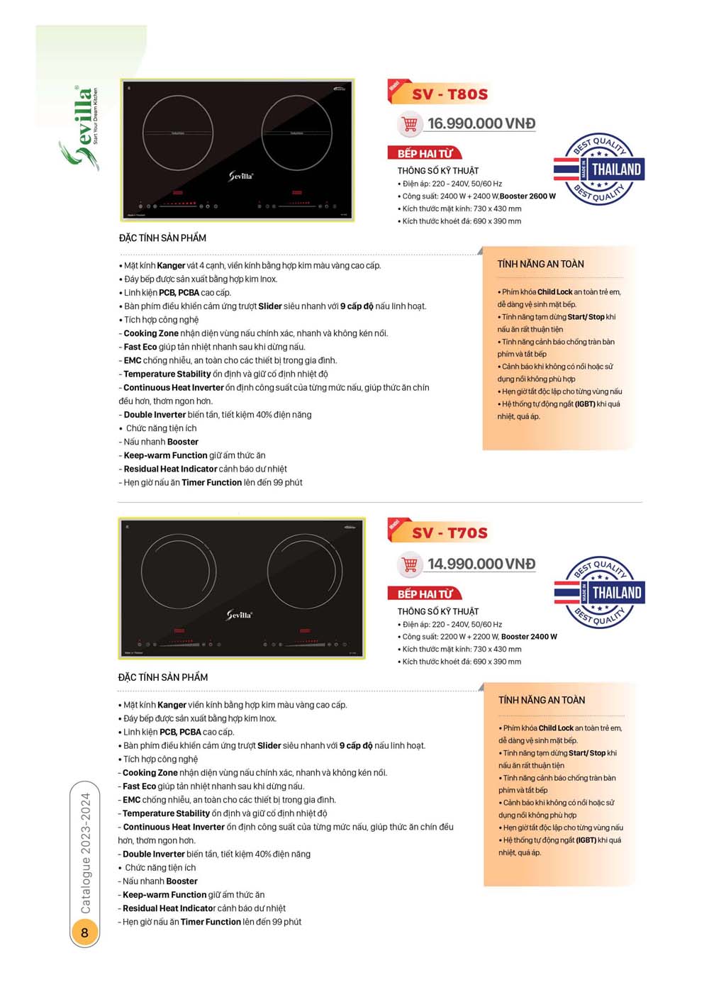 Catalogue Thiet bi nha bep SEVILLA 2024 05