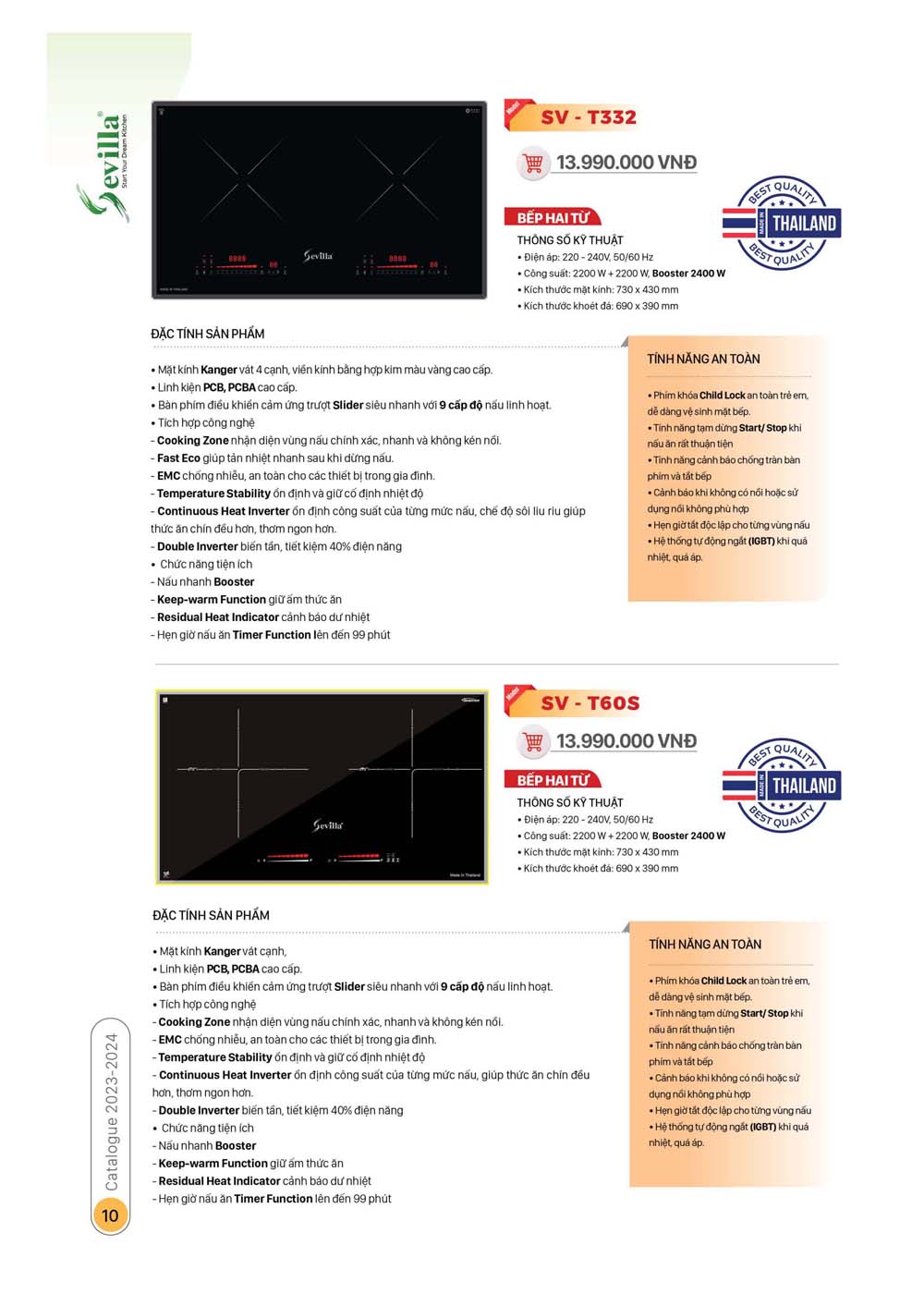 Catalogue Thiet bi nha bep SEVILLA 2024 06