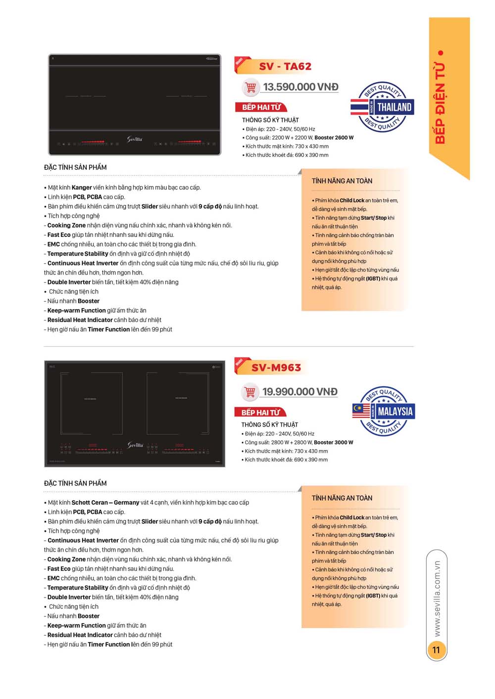 Catalogue Thiet bi nha bep SEVILLA 2024 06 1